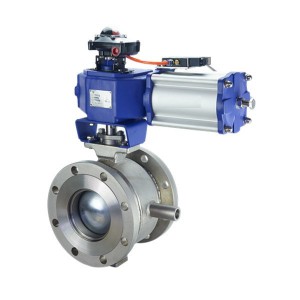 VALVULA SEGMENTO CON CHAQUETA VALVULA SEGMENTO CON CHAQUETA